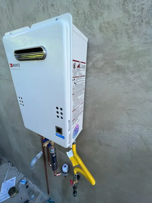 Tankless water heater installation for Allendale homes